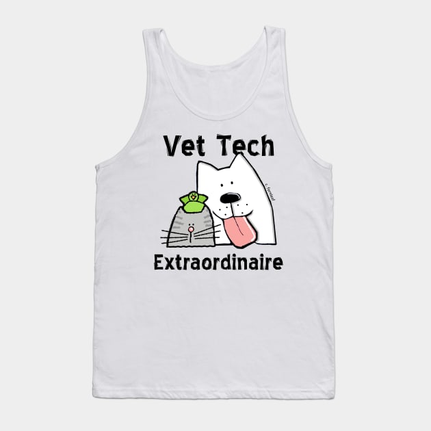 Vet Tech Extraordinaire Tank Top by sfernleaf